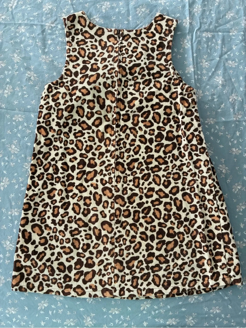 Gymboree Brown Leopard Print Ruffle Tank Dress